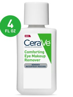 CeraVe Eye Waterproof Makeup Remover with Hyaluronic Acid and Ceramides, 4 fl oz